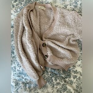 Altar'd State Cozy Tan Sweater